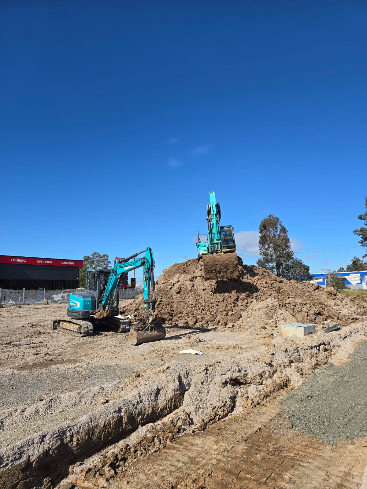 Civil construction earthworks